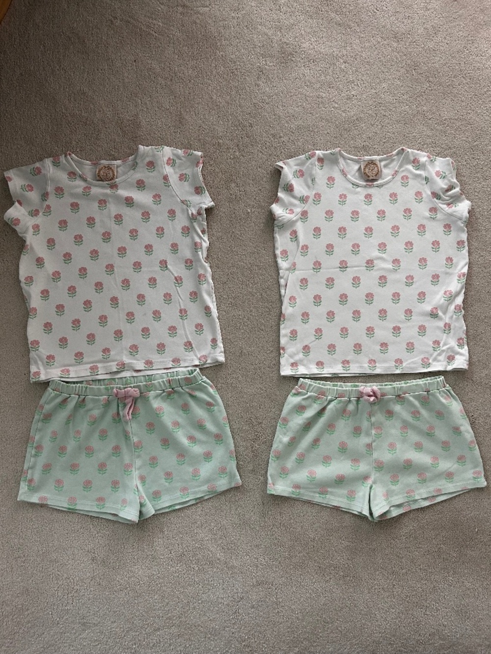 TBBS Pima cotton outfits pajamas size 14